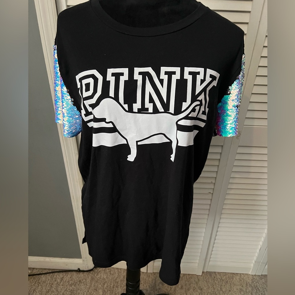 PINK Victoria's Secret Black Top
